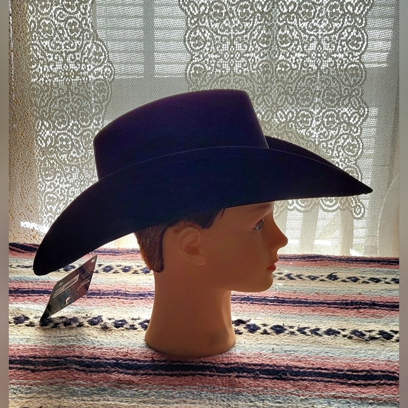 Spirt store black unisex cowboy hat 🤠 (NEW) - Picture 2 of 3